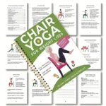 30-Day Chair Yoga Guide: Weight Loss, Strength & Flexibility, 60 Practices, Green Spiral-Bound Book for Seniors & Adults