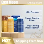 East Moon Men Sandalwood Deodorant Stick Anti Sweating Keep Drying Lasting Fragrance Remove Armpit Odor Underarm Refresh Sticks