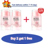 Pink Rose Essentials Deodorant Stick Long Lasting Fragrance Fragrance Oil Deodorant Cream Dating Aroma Perfume Cooling armpit - Image 7