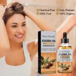 Jojoba Hair Serum Nourishing Scalp Reduced Hair Loss Repair Dry Frizzy Hair Strengthen Follicles Smooth Hair Treatment Hair Oil