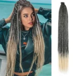 24 Inch Synthetic Dreadlock Hair Extensions Single Ended Soft Dreads Locks Hippie Style Dreadlock for Women