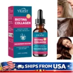 Biotin Collagen Hair Oil Treatment Strengthen Repair Damaged Hair Deep Nourish Smooth Frizz Improve Shine Healthy Hair Care