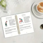30-Day Chair Yoga Guide: Weight Loss, Strength & Flexibility, 60 Practices, Green Spiral-Bound Book for Seniors & Adults
