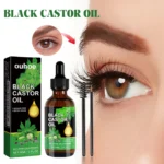 Black Castor Oil Nourishes Hair Growth Care Massage Scalp Treatment Baldness Repair Hydrates Liquid Anti Frizz Loss Hair Serum - Image 5