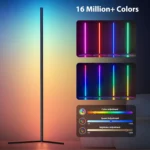 1PC Corner Floor Lamp, Smart RGB LED corner lights with Remote and App control, for Living RoomBedroom Playroom ,Easy to Install - Image 3