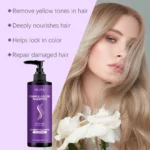 Eelhoe Purple Shampoo For Long Lasting Hair Color Maintenance Daily Nourishing Smooth And Moisturizing Hair Purple Shampoo - Image 4