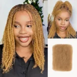 QVR Afro Kinky Bulk Hair No Attachment 50g Afro Curly Bulk 100% Human Hair Unprocessed Virgin Remy Braiding Hair for Dreadlocks - Image 10