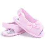 0-18M Newborn Summer Sandals Cute Open Toed Bow Soft Soled Baby Sandals The First Walking Shoes For Toddlers