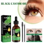 Black Castor Oil Nourishes Hair Growth Care Massage Scalp Treatment Baldness Repair Hydrates Liquid Anti Frizz Loss Hair Serum - Image 6