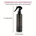 Leave In Conditioner Spray 200ML Smooth Shiny Anti Frizz Moisturizing Hair Care for Women Dry Damaged and Frizzy Hair - Image 6