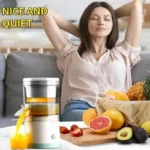 Rechargeable Electric Juicer Portable Citrus Squeezer USB Charging Orange Lemon Kiwi Grapefruit with Cleaning Brush Fresh Juice - Image 4