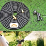 25ft/100ft Expandable Garden Hose With Nozzle, Lightweight & Durable, No-Kink Flexible Hose For Car Washing, Outdoor Watering - Image 3