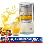Rechargeable Electric Juicer Portable Citrus Squeezer USB Charging Orange Lemon Kiwi Grapefruit with Cleaning Brush Fresh Juice