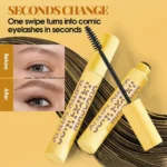 Slim Volume Mascara Black Waterproof Long-lasting Mascara Curls Up Long-Lasting Smudge-Proof Easy to Apply Unisex Eye Makeup - Image 2