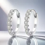 Elegant Silver Stud Earrings for Women, A Versatile and Dainty Single Pair for Everyday Luxury, Timeless Fine Jewelry - Image 2