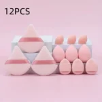 12pcs Makeup Sponge Egg Beauty Sponge Soft Makeup Powder Puff Foundation Sponge Powder Puff Women Makeup Accessories Beauty Tool