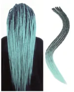 24 Inch Synthetic Dreadlock Hair Extensions Single Ended Soft Dreads Locks Hippie Style Dreadlock for Women