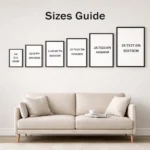 3pcs 30x40 50x70cm Picture Frames Aluminum Modern Photo Frame Black With Mat For Wall Art Mounting Canvas Print Home Decor - Image 2
