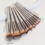 14-Piece Premium Synthetic Makeup Brush Set for Foundation, Powder, Concealers, Eye Shadows, and Blush - Image 5