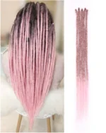 24 Inch Synthetic Dreadlock Hair Extensions Single Ended Soft Dreads Locks Hippie Style Dreadlock for Women