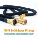 25ft/100ft Expandable Garden Hose With Nozzle, Lightweight & Durable, No-Kink Flexible Hose For Car Washing, Outdoor Watering - Image 4