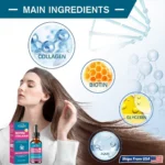 Biotin Collagen Hair Oil Treatment Strengthen Repair Damaged Hair Deep Nourish Smooth Frizz Improve Shine Healthy Hair Care