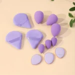 12-Piece Purple Makeup Sponge Set | Multipack of Latex-Free Beauty Blenders for Flawless Foundation - Image 6