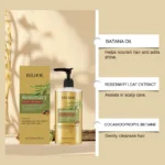 EELHOE 237ml Batana Shampoo Treatment Damaged Split Hair Reduce Hair Loss Deep Cleansing Nourish Hair Care Growth Shampoo - Image 2