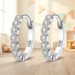 Elegant Silver Stud Earrings for Women, A Versatile and Dainty Single Pair for Everyday Luxury, Timeless Fine Jewelry - Image 5