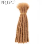 Handmade Dreadlocks  Synthetic Wigs Extensions Black Reggae Wig Crochet Braiding Hair For Afro Women And Men Hair Expo City