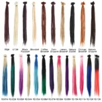 Leeons Synthetic Dreadlocks Crochet Braids Hair Extension For Black Women 5Pcs/Pack Ombre Colored Dreadlocks Hair Accessories - Image 4