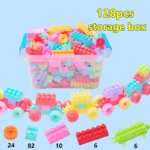 108pcs 128pcs Baby Building Blocks DIY Bulk Safety Bricks Toy Children Early Educational Toys