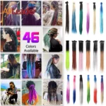 Leeons Synthetic Dreadlocks Crochet Braids Hair Extension For Black Women 5Pcs/Pack Ombre Colored Dreadlocks Hair Accessories - Image 5