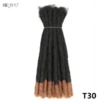 Handmade Dreadlocks  Synthetic Wigs Extensions Black Reggae Wig Crochet Braiding Hair For Afro Women And Men Hair Expo City