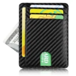 New RFID Blocking Men's Leather Wallet Slim Credit Card Holder Business Male Portable Mini Travel Purse For Man - Image 8