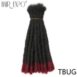 Handmade Dreadlocks  Synthetic Wigs Extensions Black Reggae Wig Crochet Braiding Hair For Afro Women And Men Hair Expo City