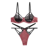 Women's Underwear Set Sexy Lace Classic Lingerie G-String Top Female Underwear Transparent Intimates Bra Sets Panties Underwear - Image 7