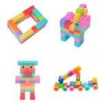 108pcs 128pcs Baby Building Blocks DIY Bulk Safety Bricks Toy Children Early Educational Toys