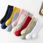 13 Colors Boys And Girls Cotton Socks Casual Ribbed Knee High Baby Long Tube Socks Bootes Socks Children Leg Warmers Socken - Image 4