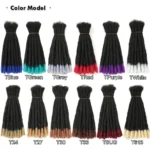 Handmade Dreadlocks  Synthetic Wigs Extensions Black Reggae Wig Crochet Braiding Hair For Afro Women And Men Hair Expo City