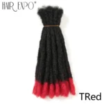 Handmade Dreadlocks  Synthetic Wigs Extensions Black Reggae Wig Crochet Braiding Hair For Afro Women And Men Hair Expo City