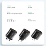 48W USB Charger 4Port Type C - Image 3
