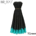 Handmade Dreadlocks  Synthetic Wigs Extensions Black Reggae Wig Crochet Braiding Hair For Afro Women And Men Hair Expo City