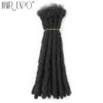 Handmade Dreadlocks  Synthetic Wigs Extensions Black Reggae Wig Crochet Braiding Hair For Afro Women And Men Hair Expo City