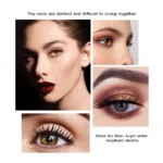 2pcs/set Black Mascara Beauty Makeup 4D Curling Lash Eyelash Extension Waterproof Liquid Volume Mascara Long-wearing Cosmetic - Image 5