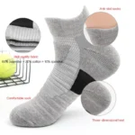 Super Elite Men Sports Socks Riding Cycling Basketball Running Sport Sock Summer Hiking Tennis Ski Man Women Bike Bicycle Slip - Image 2