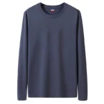 Fast Delivery T-Shirts Men Long Sleeves Tee Tops Male Autumn Plain Cotton Tshirts Plus Size 4XL 5XL Undershirts Man Clothing