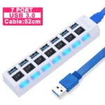 USB Hub 3.0 Hub USB 3 USB 2.0 Multi USB Splitter Power Adapter 4/7 Port Multiple Expander 2.0 with Switch for PC Accessories - Image 11