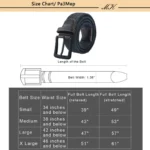MaiKun Canvas Belts for Men Fashion Metal Pin Buckle Military Tactical Strap Male Elastic Belt for Pants Jeans - Image 6