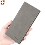 Men's Wallet Thin slim wallet Leather long Male Clutch mens wallets coin hand Purse pocket Cartera hombre billetera hombre 2022